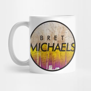 Bret Michaels - VINTAGE YELLOW CIRCLE Mug